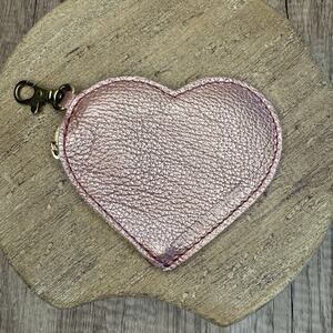 Portland Leather Heart Keychain Pouch FAST SHIP SUPERNOVA Pink Heart NEW